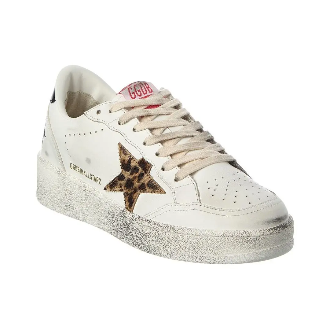 Golden Goose Ballstar 2 Leather Platform Sneaker Women`s White 40