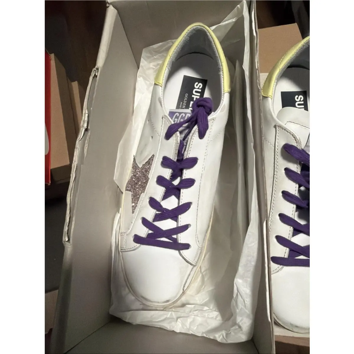 Golden Goose shoes - Golden Goose Superstar - Superstar - GCOWS590-E37 - White, Manufacturer: White/Gold 1