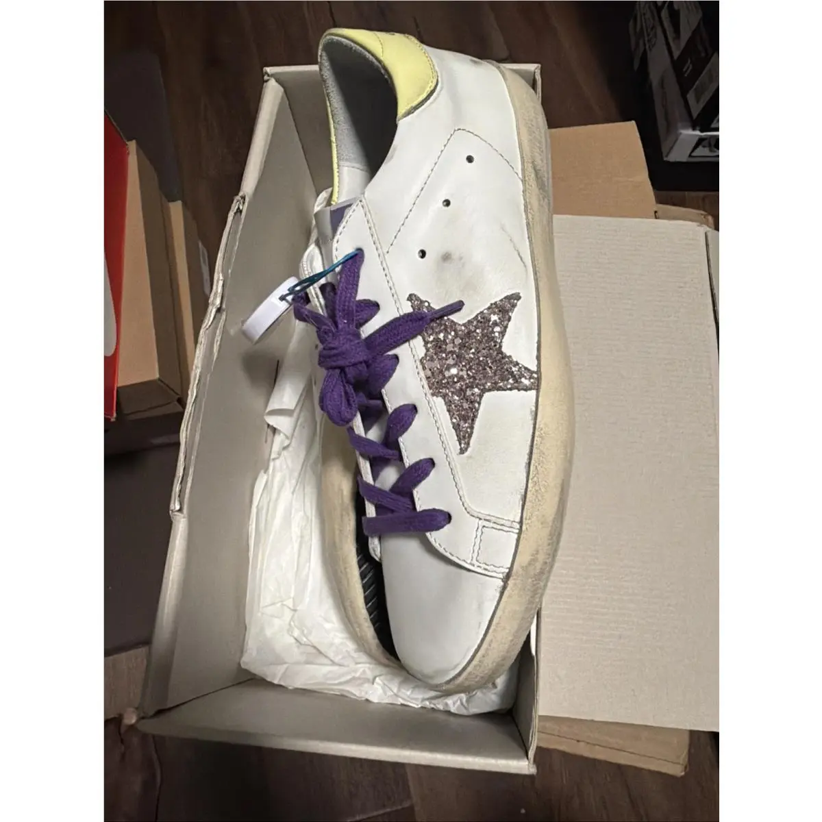 Golden Goose shoes - Golden Goose Superstar - Superstar - GCOWS590-E37 - White, Manufacturer: White/Gold 4