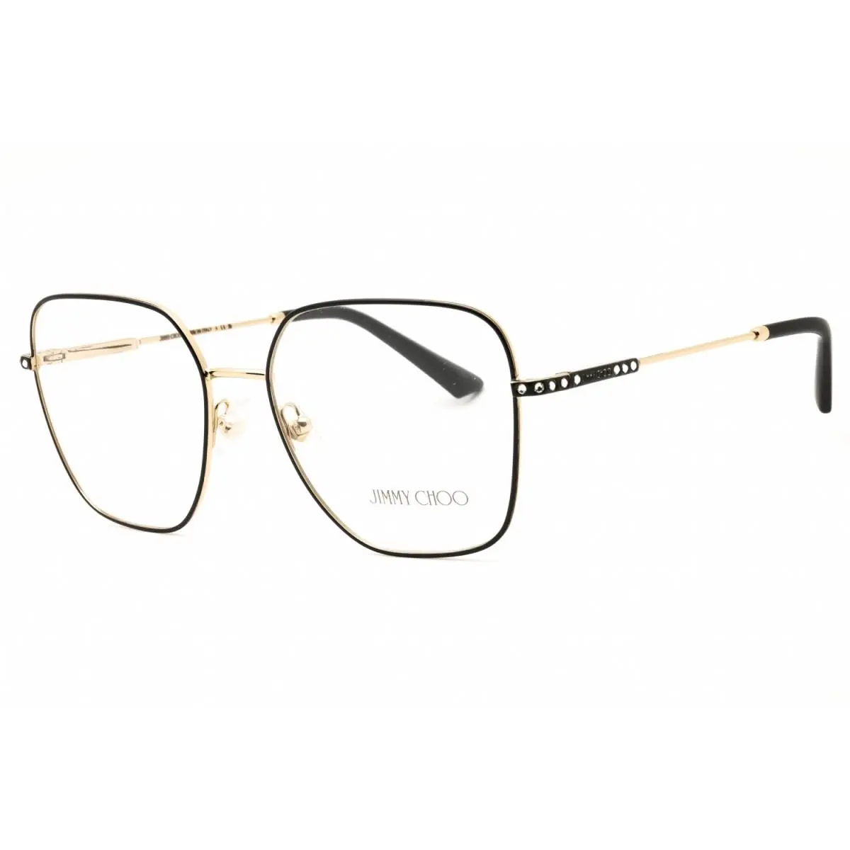 JC2001B 3010 Pale Gold/black 55mm Eyeglasses by Jimmy Choo
