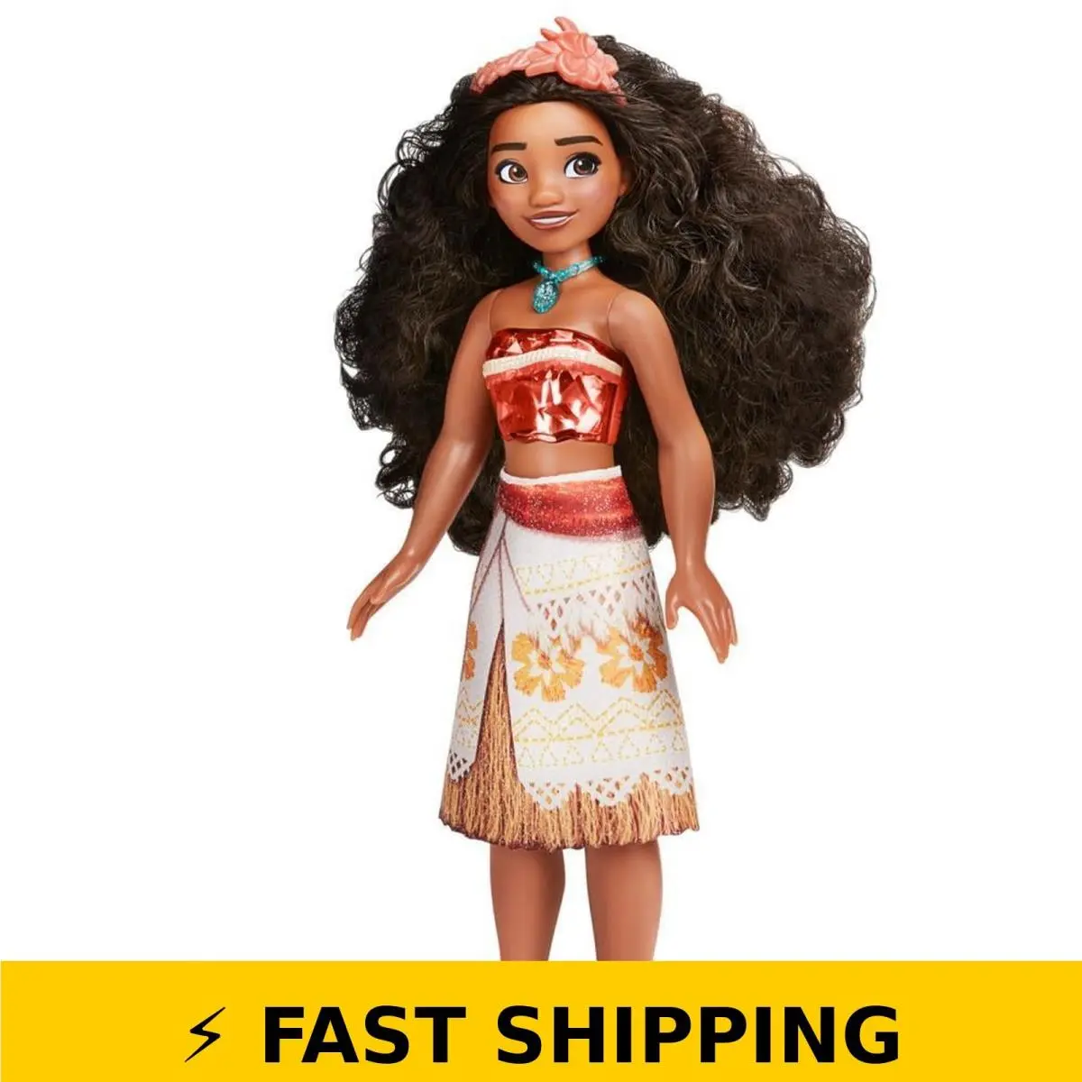 Disney Princess Moana Doll with Skirt and Accessories