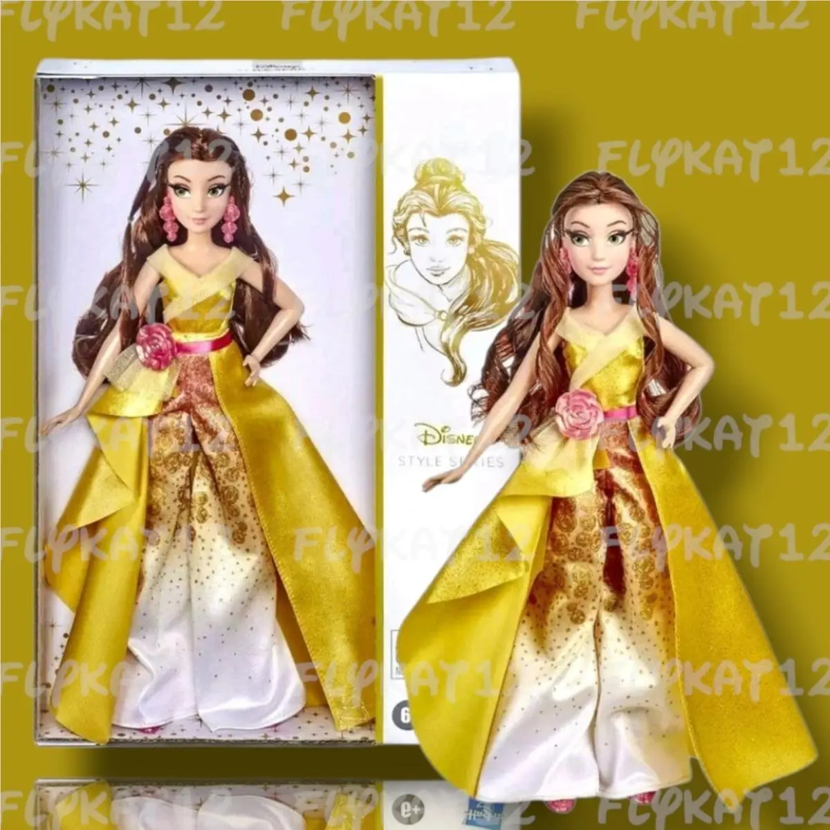 Hasbro Disney Princess Style Series Belle Doll. 11 Fashion Doll