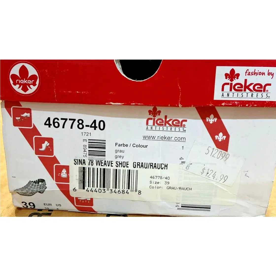 Rieker shoes - Rieker Antistress Sina - Antistress Sina - Gray 5