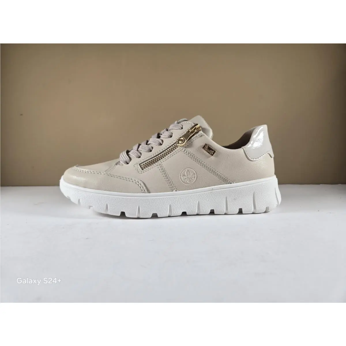 Rieker Shoes For Women Color Beige Style 1301-60 Size 8