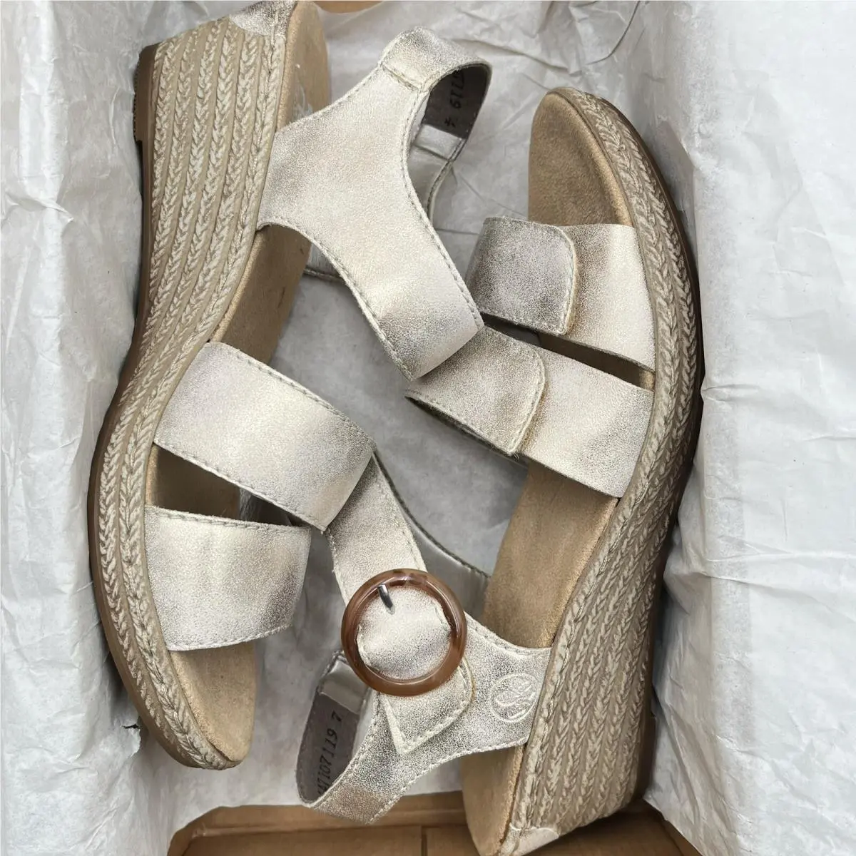 Rieker shoes - Rieker 62487-60 Fanni 87 - Fanni - Beige (UPC: 644403884050) 10