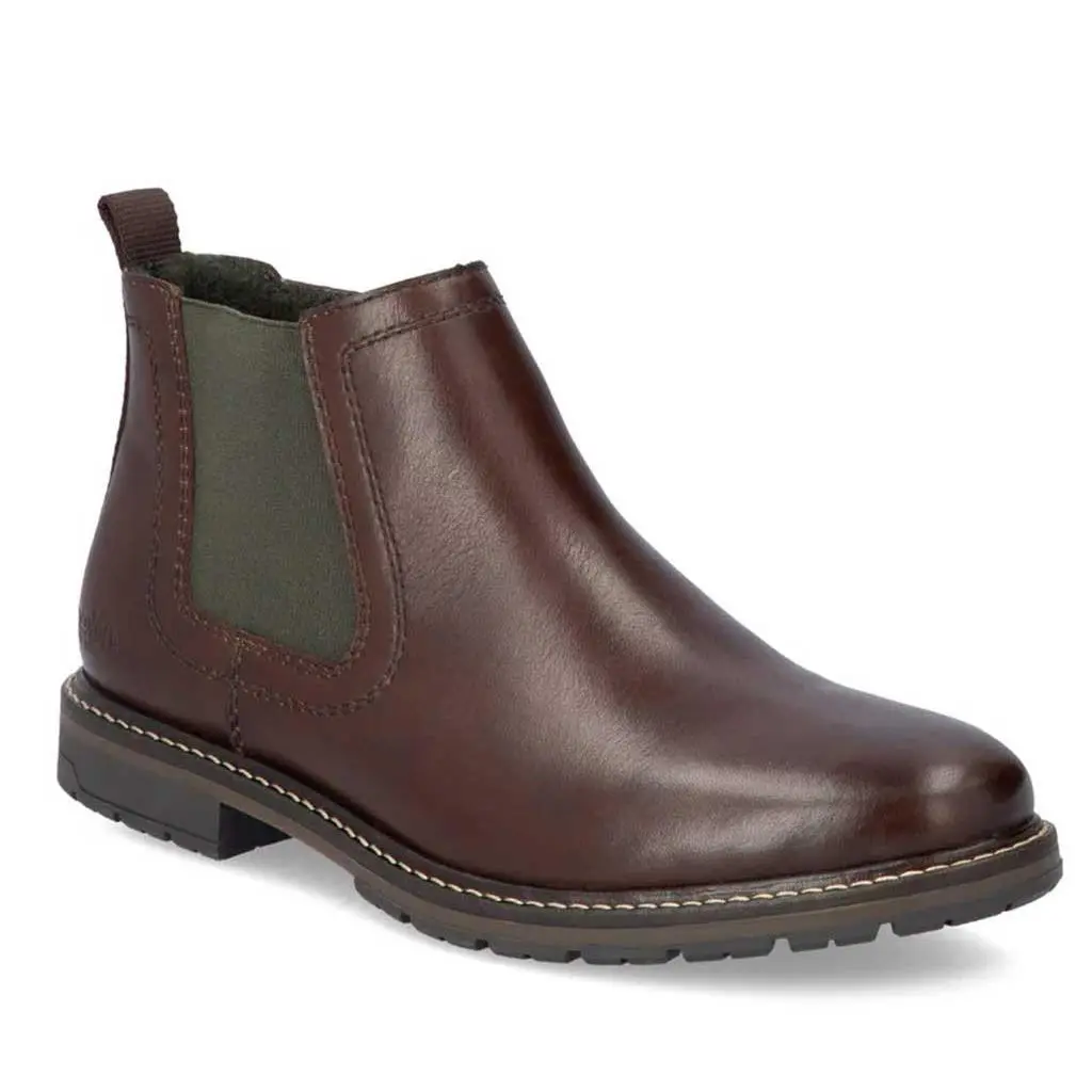 Rieker Men`s 13757 Dimitri Chelsea Boots Nougat / Medium / 10