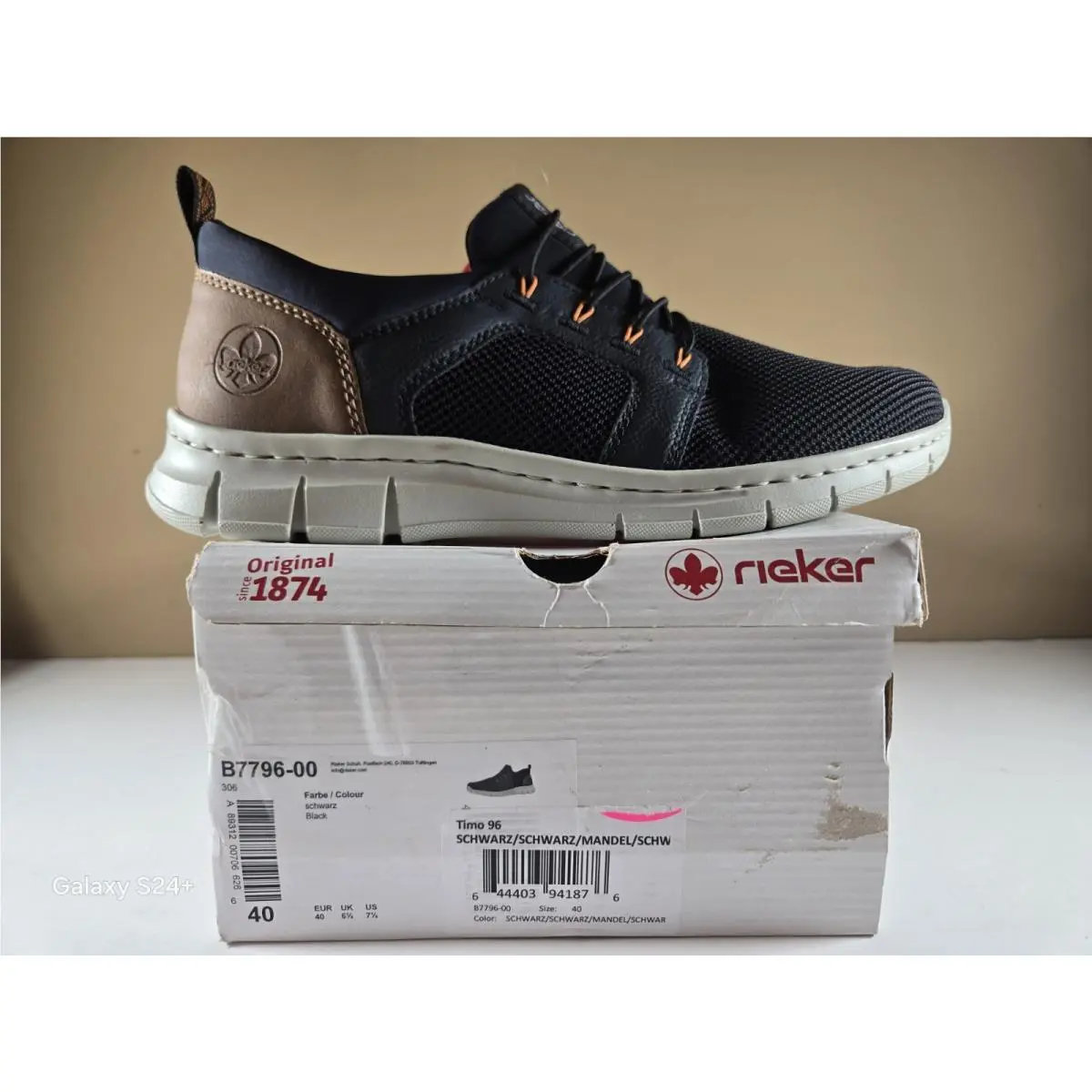 Rieker shoes - Rieker B7796-00 - Black 6