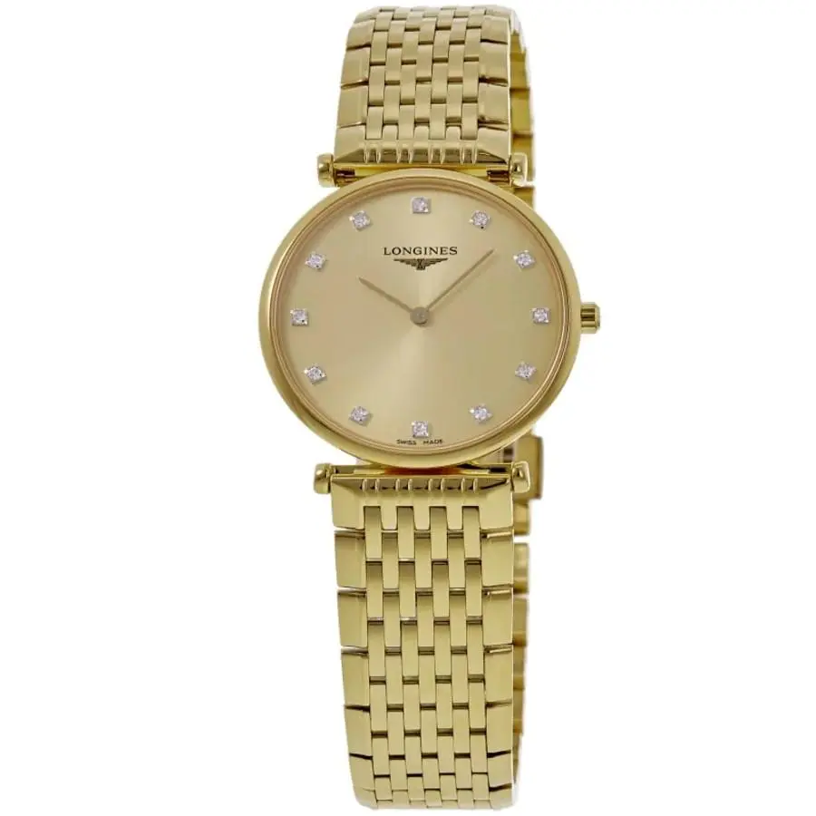 Longines La Grande Classique Quartz Gold Tone Women`s Watch L4.512.2.37.E