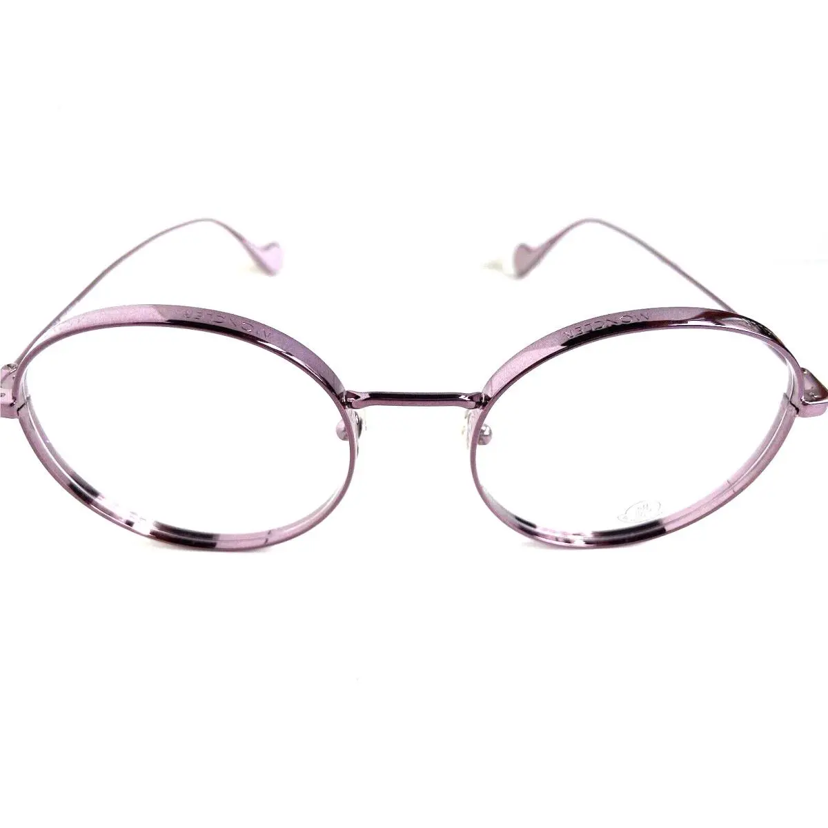 Moncler ML 5082 72 53mm Oversized Round Purple Women`s Eyeglasses Frame
