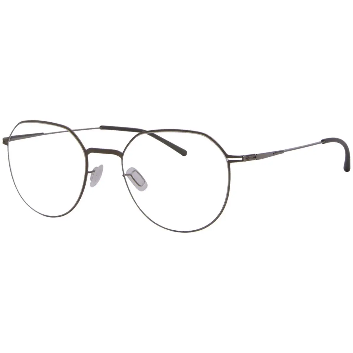 Ic Berlin Lio Eyeglasses Bronze/warm Grey Full Rim Round Shape 49mm