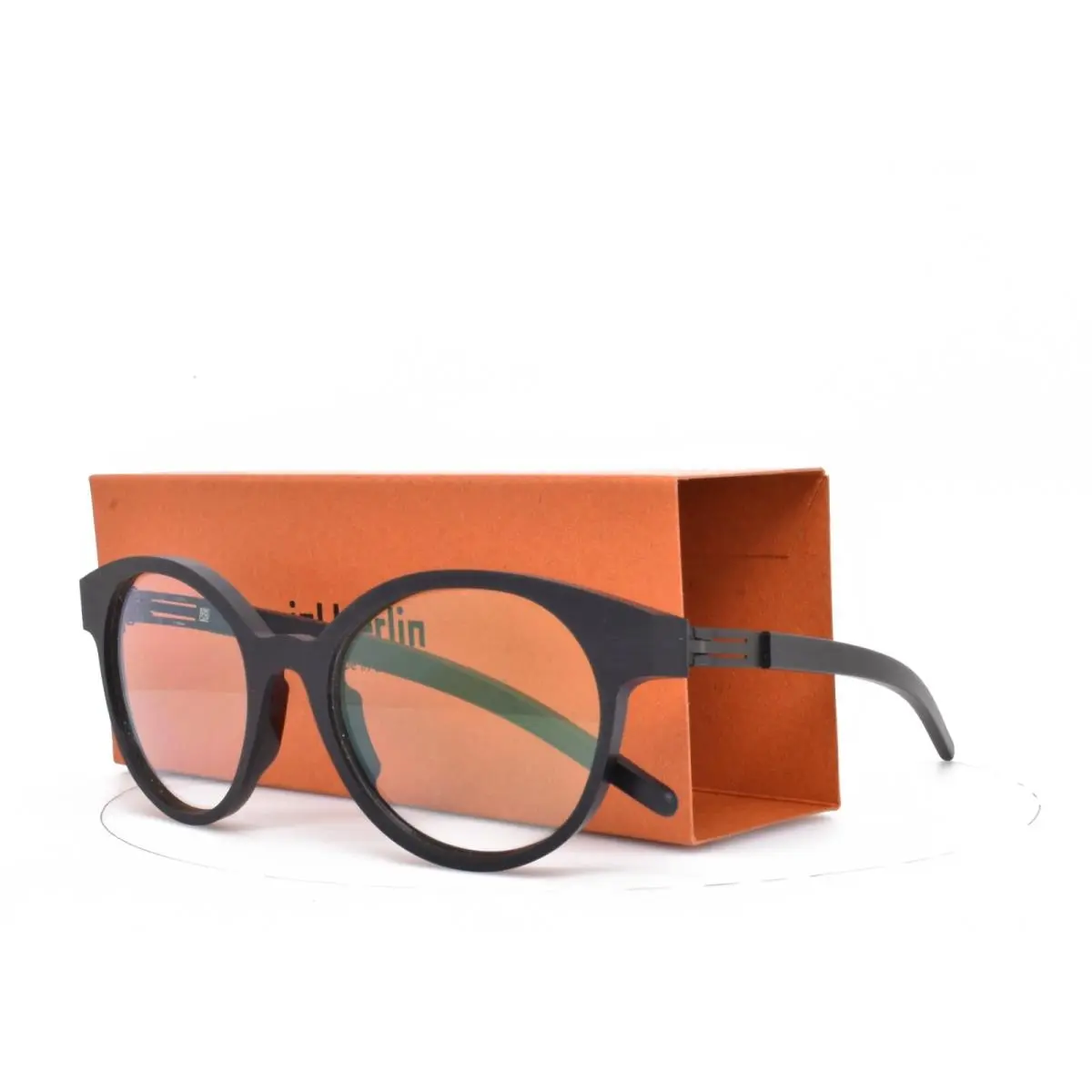 iC Berlin Eyeglasses Julia S. Matte Black Round Panto Frame 51-20-145