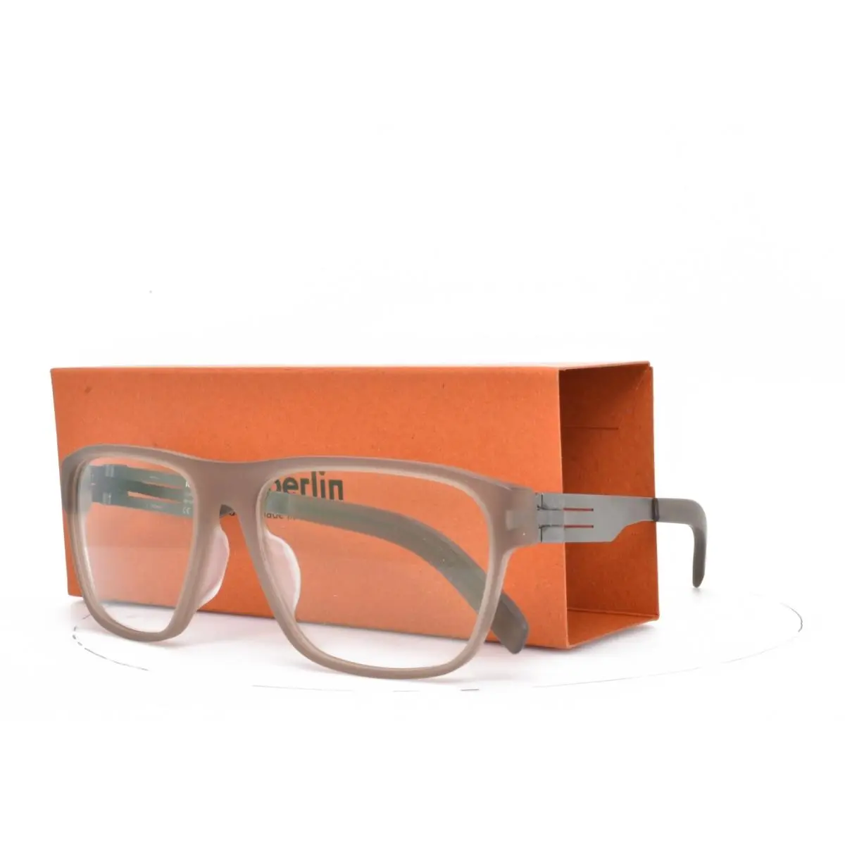 iC Berlin Eyeglasses Silvio East Matte Brown 56-19-145 Asian Fit