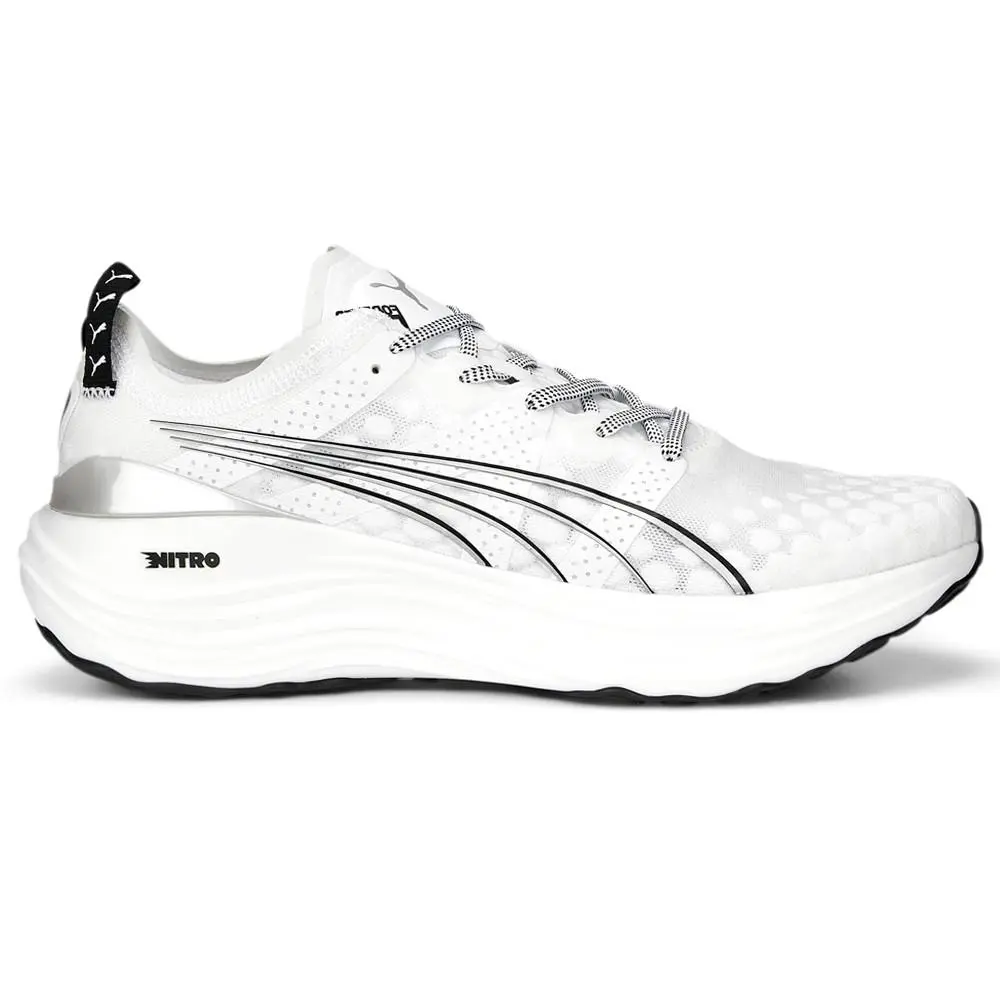 Puma Foreverrun Nitro Running Mens White Sneakers Athletic Shoes 37775704 - White