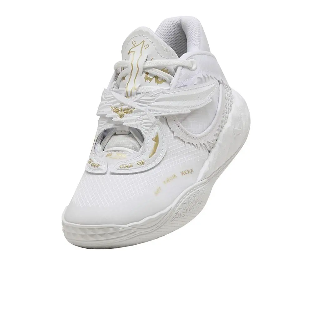 Puma shoes - PUMA Mb.05 Mist Basketball  Youth - 31346701 - White 12