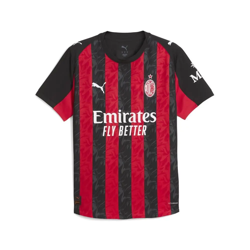 Puma clothing - PUMA Ac Milan Home Crew Neck Short Sleeve Jersey - 77996101 - Black 3