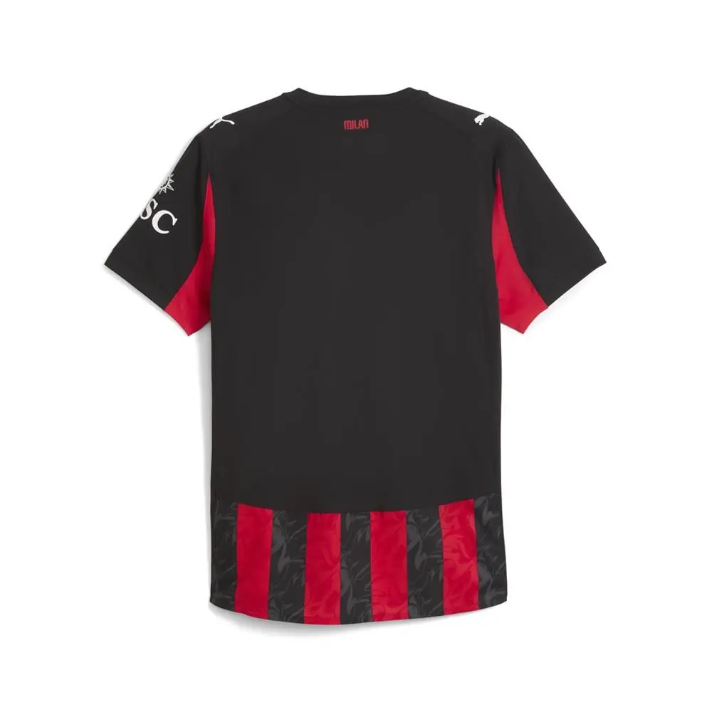 Puma clothing - PUMA Ac Milan Home Crew Neck Short Sleeve Jersey - 77996101 - Black 4
