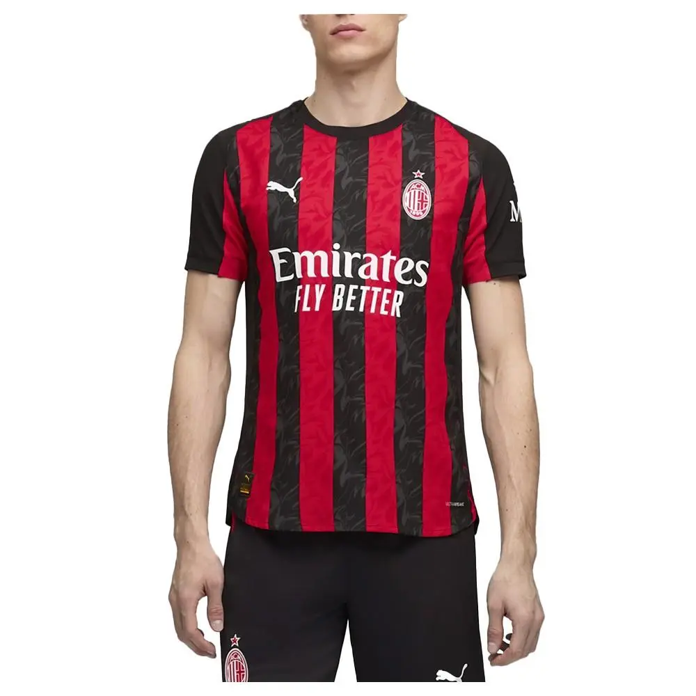 Puma clothing - PUMA Ac Milan Home Crew Neck Short Sleeve Jersey - 77996101 - Black 5