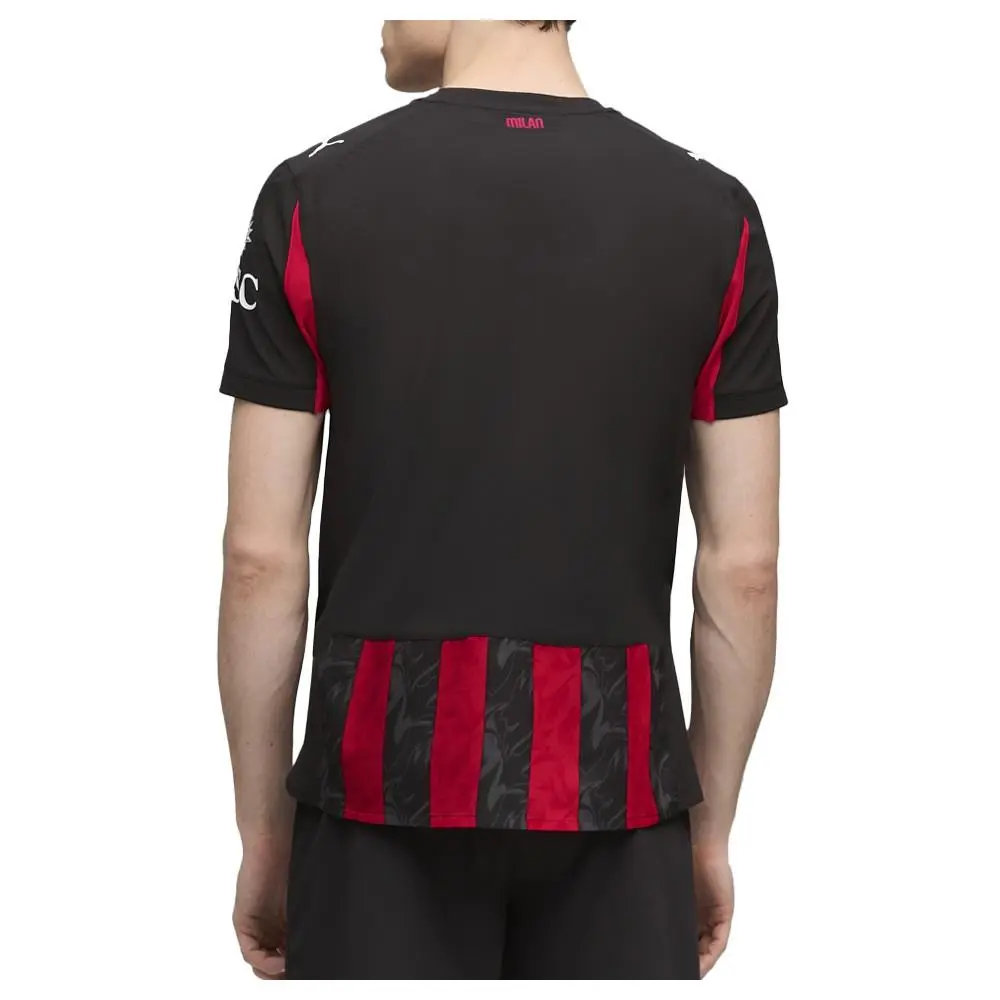 Puma clothing - PUMA Ac Milan Home Crew Neck Short Sleeve Jersey - 77996101 - Black 6