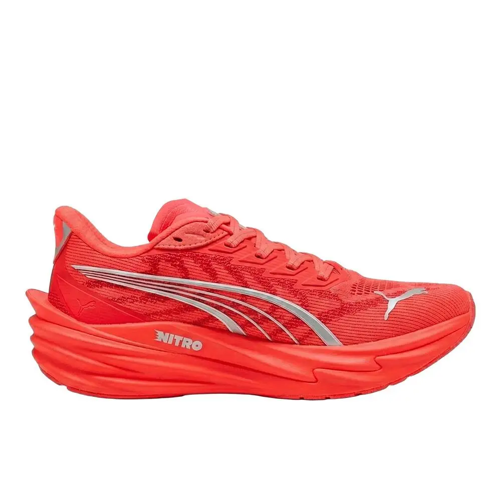 Puma Deviate Nitro 4 Running Womens Red Sneakers Athletic Shoes 31212419