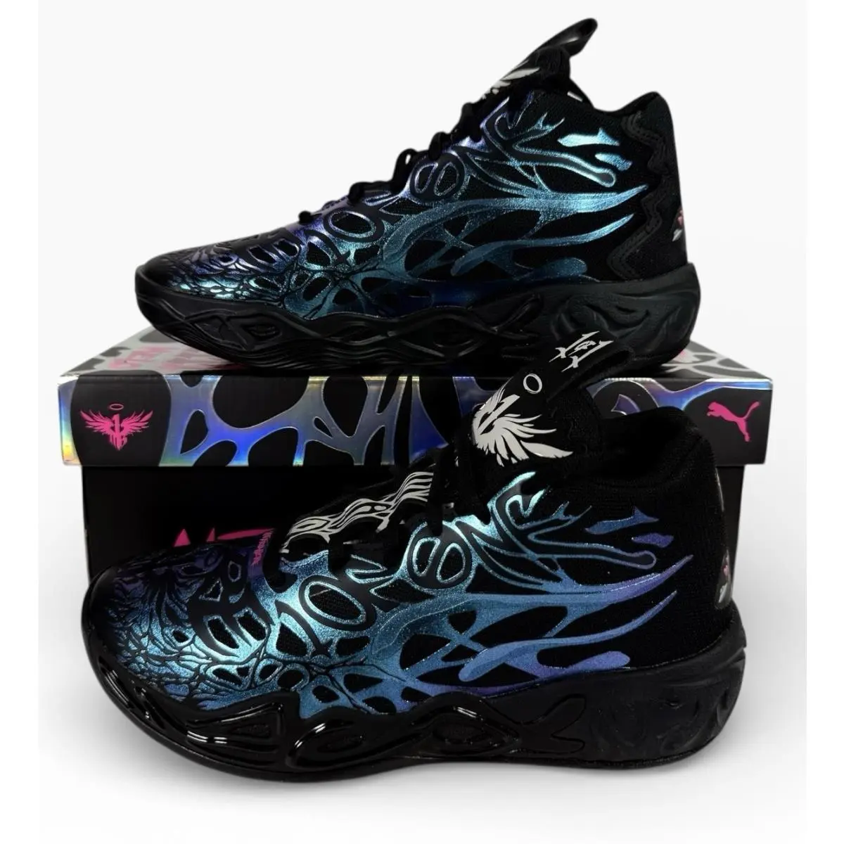Puma Lamelo Ball MB.0 Basketball Shoes Reflections 311310 01 Rare Size 11.5