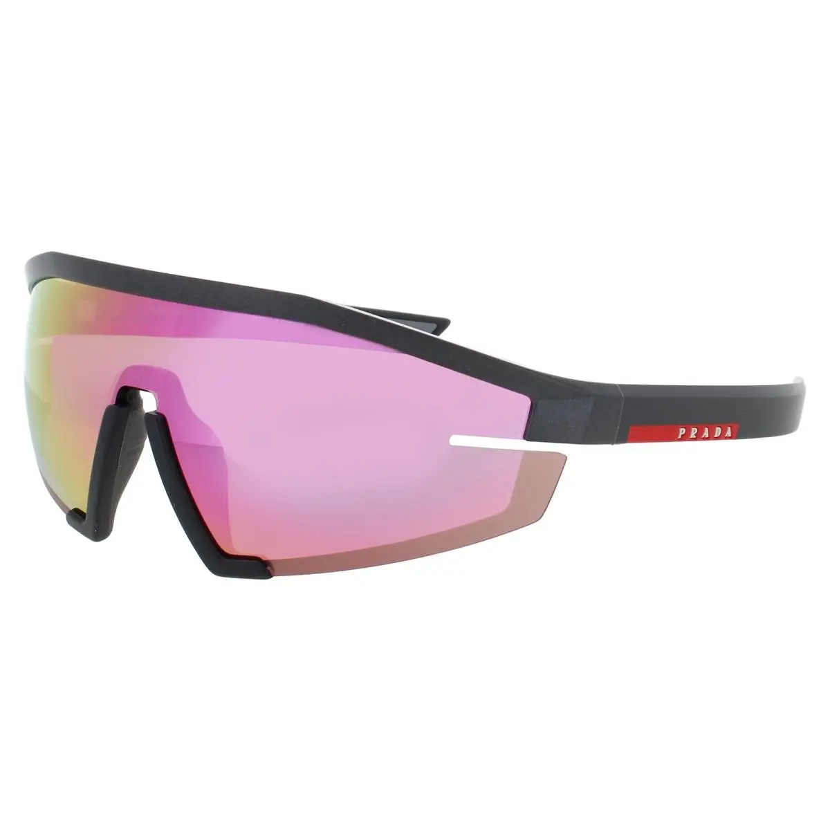 ps 03zs 15P20A Sunglasses Gunmetal Frame Mutilayer Pink Lenses 14 mm by Prada