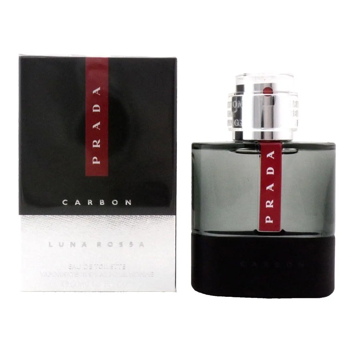 Luna Rossa Carbon 1.7 oz Eau de Toilette Spray For Men. Box by Prada