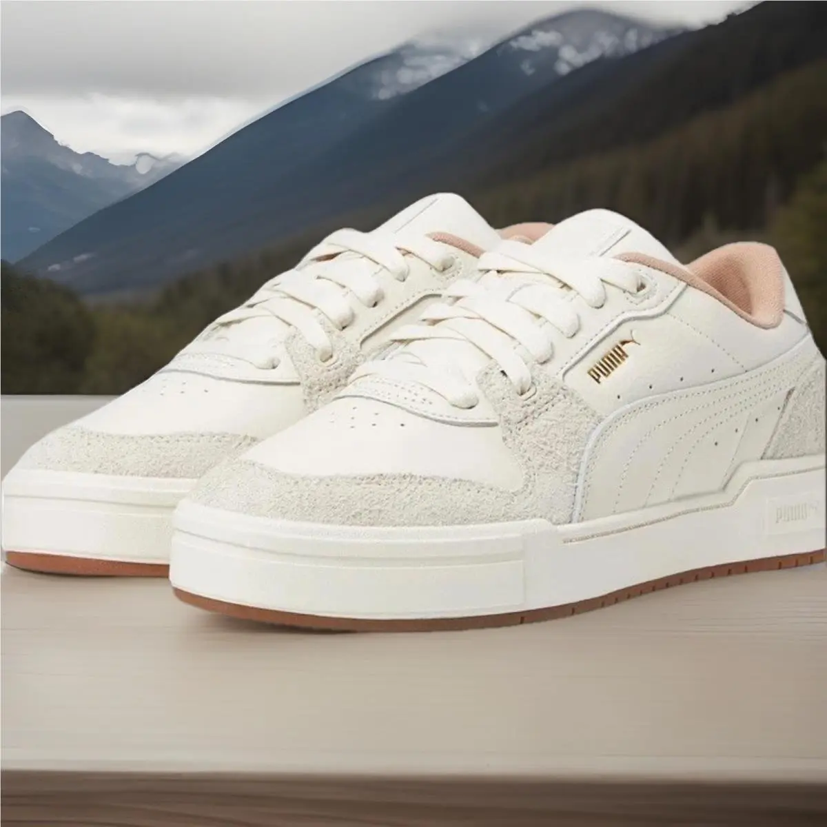 Puma shoes - Puma CA Pro Lux - Pro Lux - 390133 02 - Pristine/Gum (UPC: 0195552699793) 2
