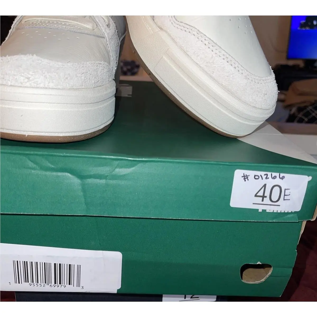 Puma shoes - Puma CA Pro Lux - Pro Lux - 390133 02 - Pristine/Gum (UPC: 0195552699793) 5
