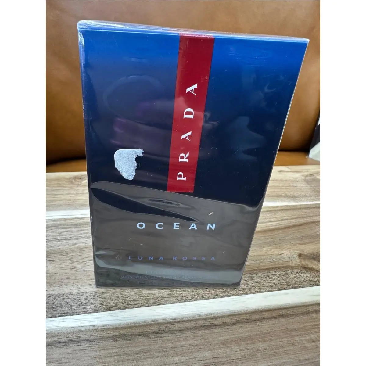 Prada Luna Rossa Ocean Mens 3.4oz Blue Eau de Toilette Spray