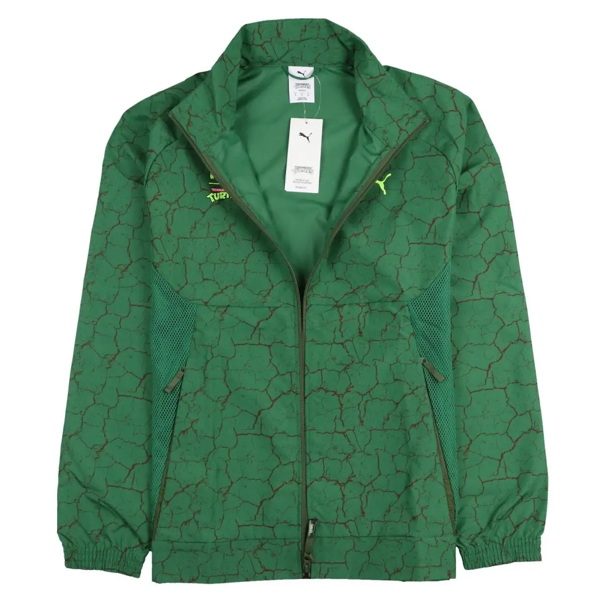 Puma clothing - TMNT Full Zip Pumatech Track Jacket - 630102 37 - Green (UPC: 197673678336) 0