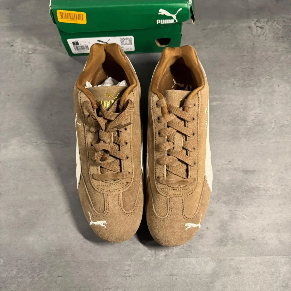 Puma shoes - Puma Speedcat OG Jr - Speedcat - Brown 2