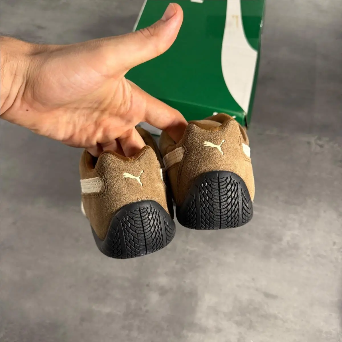 Puma shoes - Puma Speedcat OG Jr - Speedcat - Brown 4
