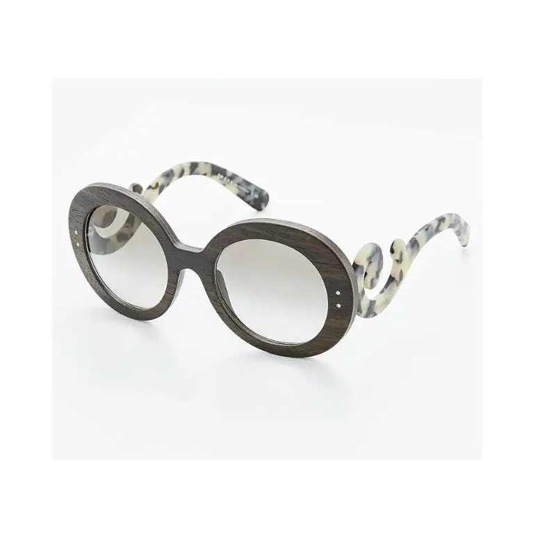 Prada Women`s Sunglasses SPR27R UBT0A7 Baroque Ebony Wood