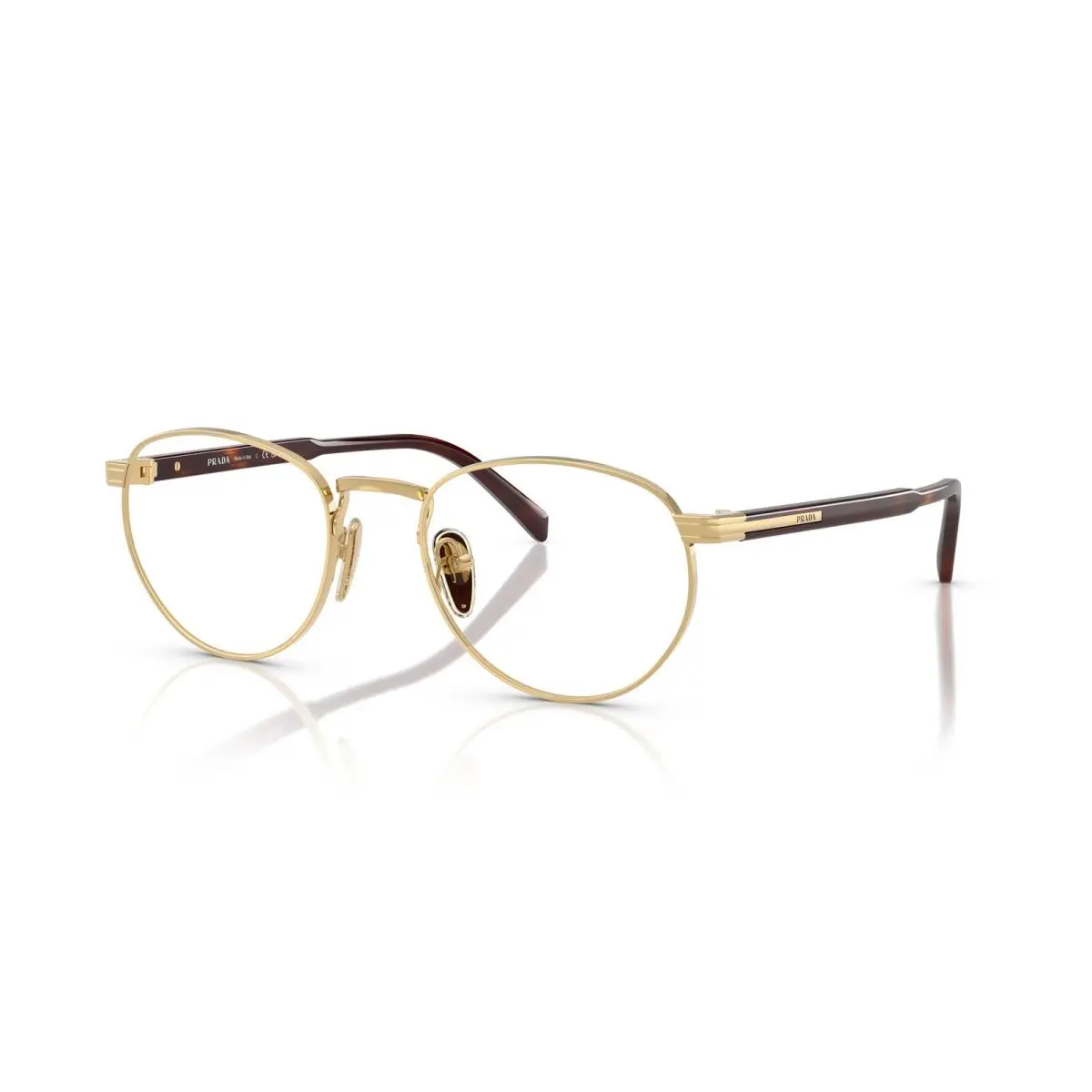 B52V Eyeglasses 5AK1O1 Gold by Prada