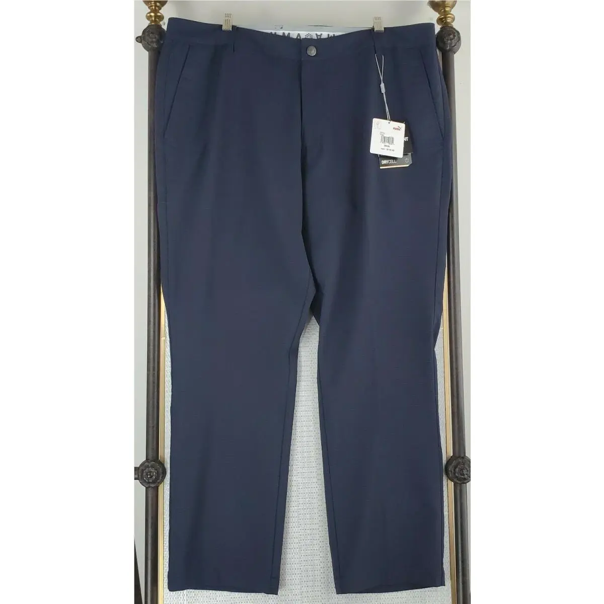 Drycell 38x30 Mens Houndstooth Wool Blend Performance Golf Pants by Puma