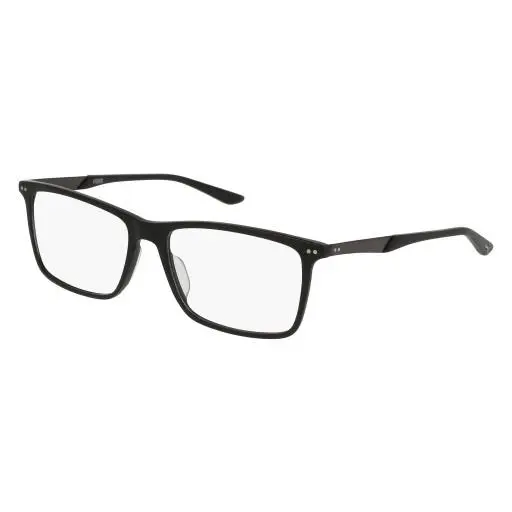 PU 0096 O-006 Black / Transparent Gunmetal 006 Size 56 Eyeglasses by Puma