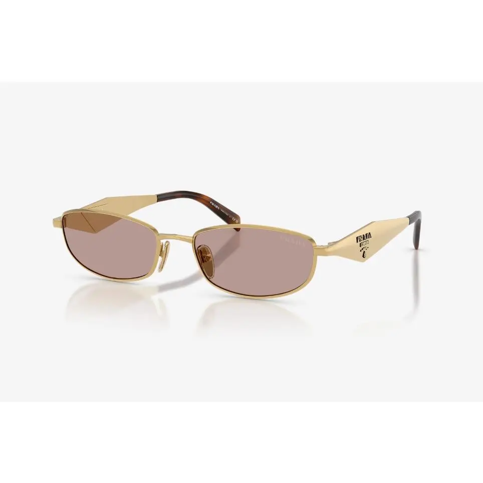 Prada Sunglasses PR D51S 5AK 20I Gold/purple Brown For Men Women