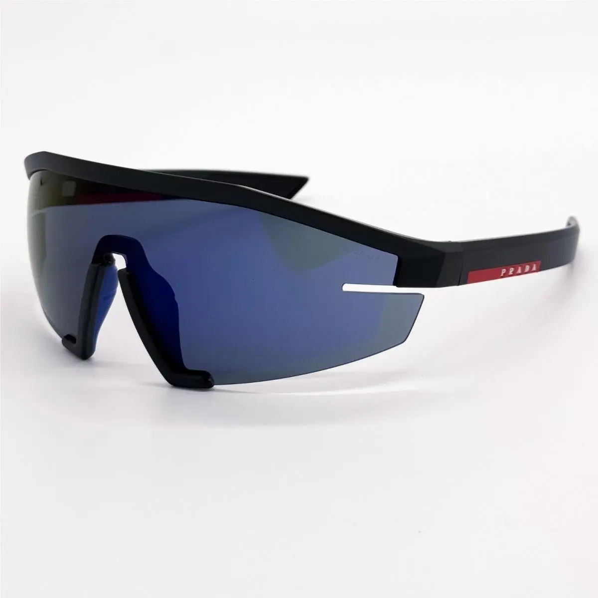 Prada Linea Rossa PS03ZS 1BO05U Black Blue Unsiex Sunglasses