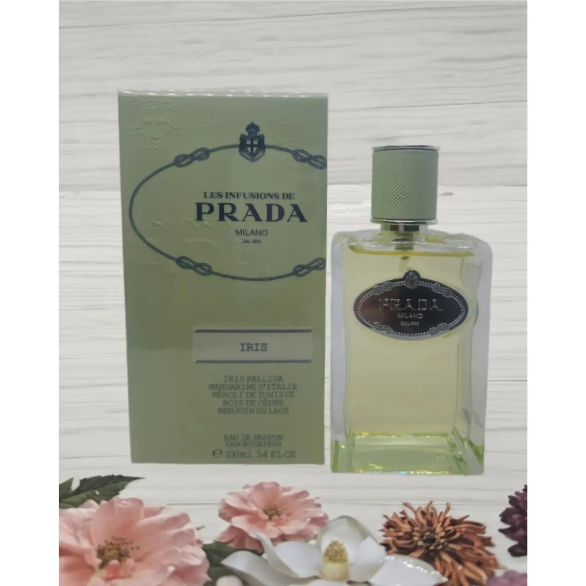 Les Infusions de Prada Milano Iris 100 Ml/ 3.4 oz Eau de Parfum Edp Spray