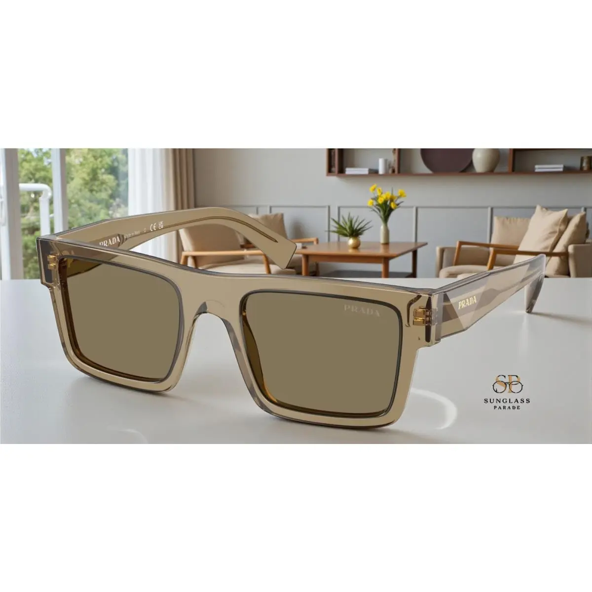 Prada PR 19WS 29E90F Terra Terra Bio 52 mm Men`s Sunglasses
