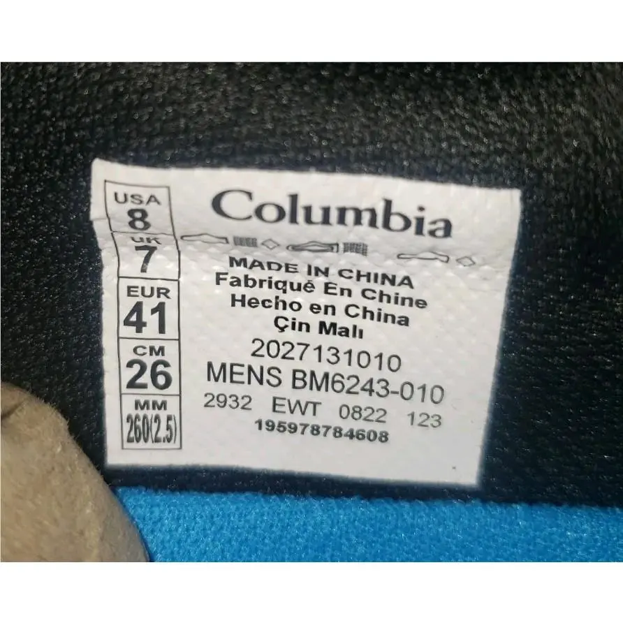 Columbia shoes - Columbia Men`s Trinity MX Running Shoes - Trail Runner - Black Blue 15