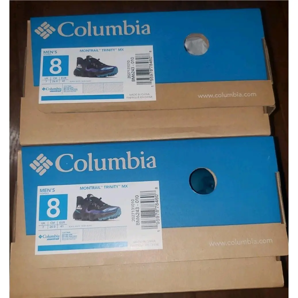 Columbia shoes - Columbia Men`s Trinity MX Running Shoes - Trail Runner - Black Blue 16