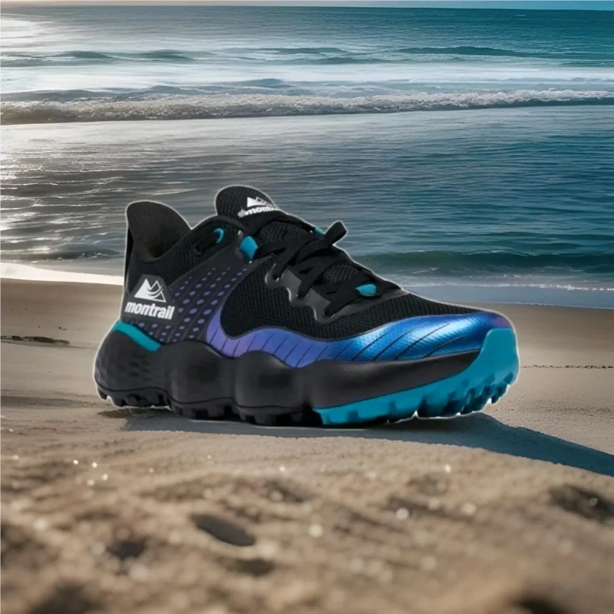 Columbia shoes - Columbia Men`s Trinity MX Running Shoes - Trail Runner - Black Blue 3