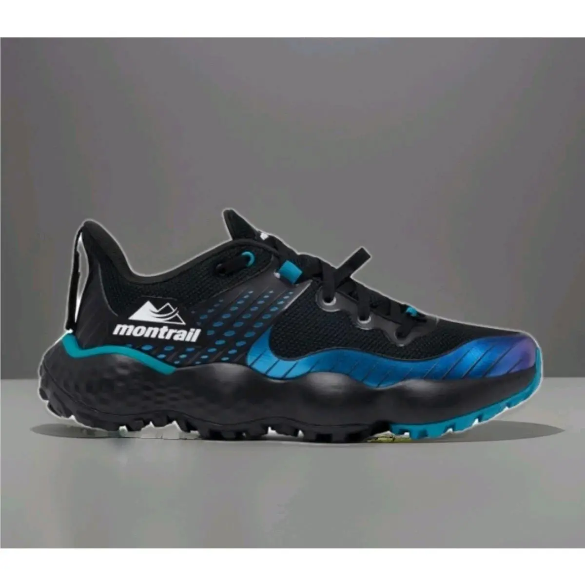 Columbia shoes - Columbia Men`s Trinity MX Running Shoes - Trail Runner - Black Blue 5