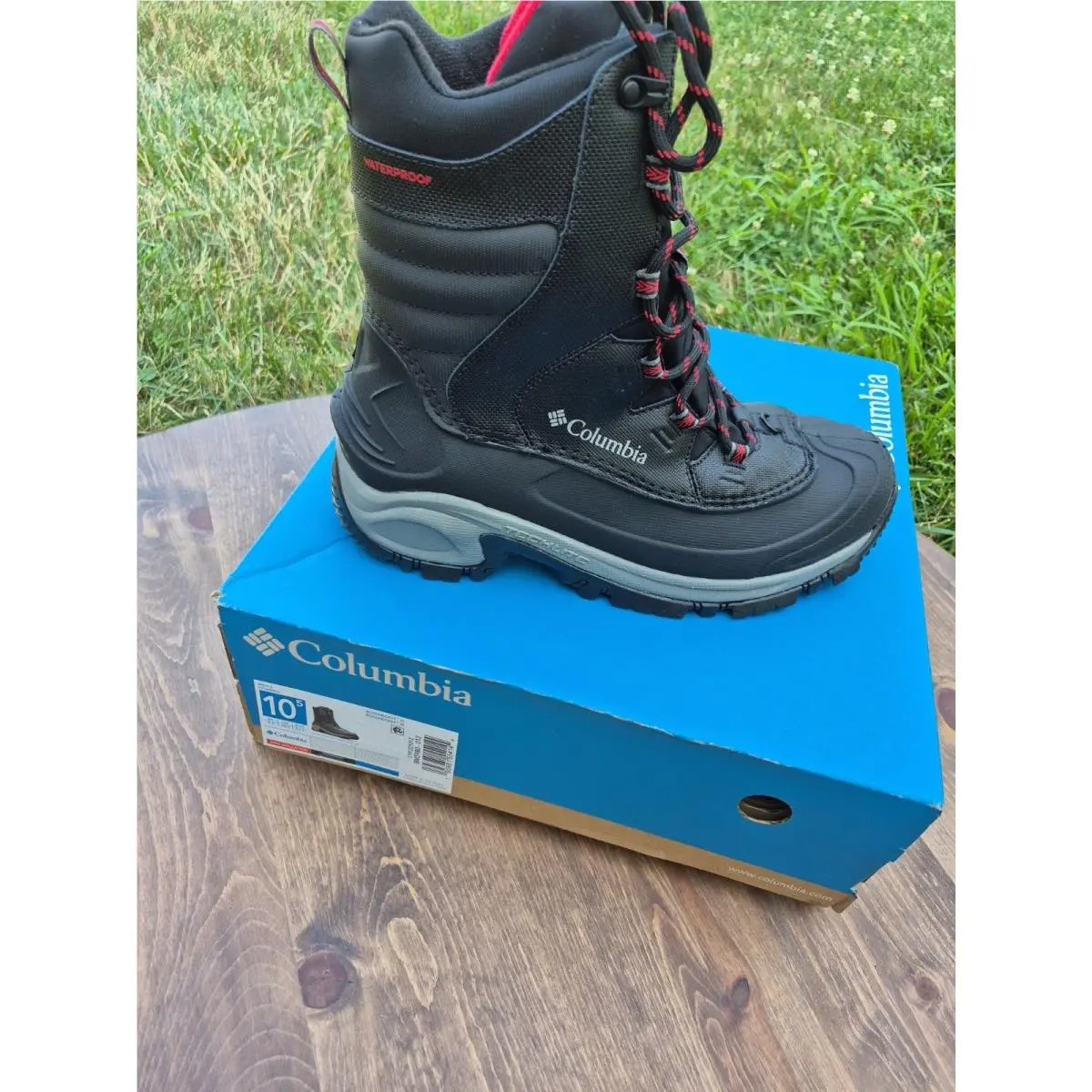 Columbia Bugaboot Iii Winter Boots - Mens Black Waterproof Size 10.5