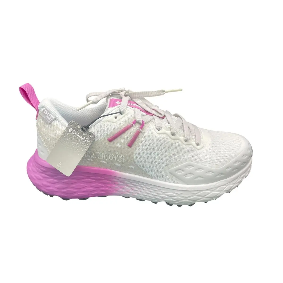 Columbia Women Running Sneaker BL0378-100 Konos Trs Outdry White Berry Size 8 M