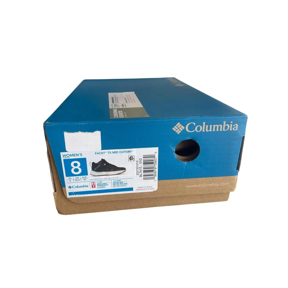 Columbia shoes - Facet 75 Mid OutDry - Facet Mid OutDry - 2027201 - Black (UPC: 195979759070) 8