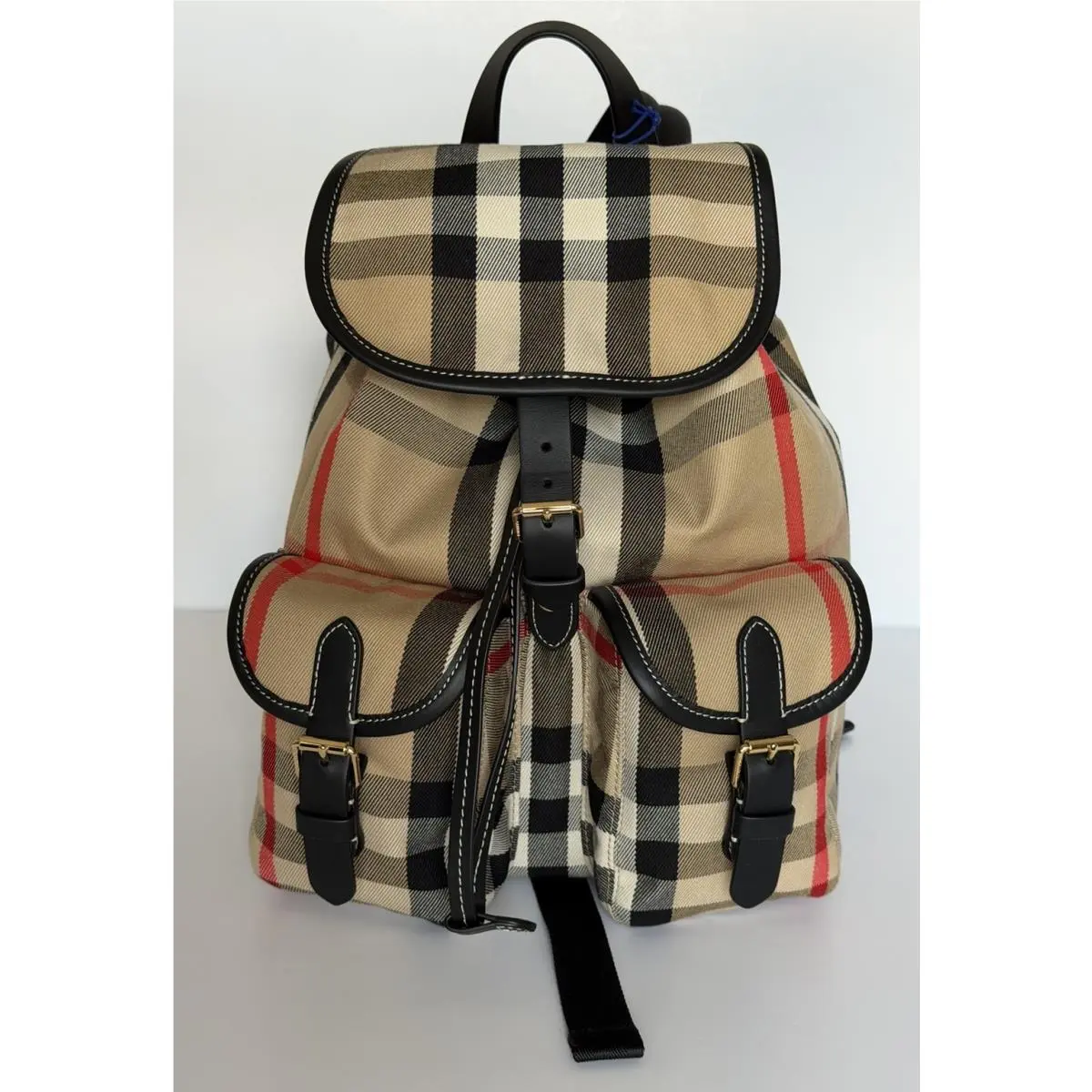 Burberry Medium Enfield Check Archive Beige IP Check Backpack 8109273