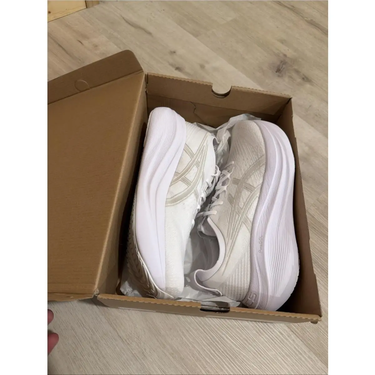 Asics shoes - Gel-Nimbus 27 - 1012B753 - White 8