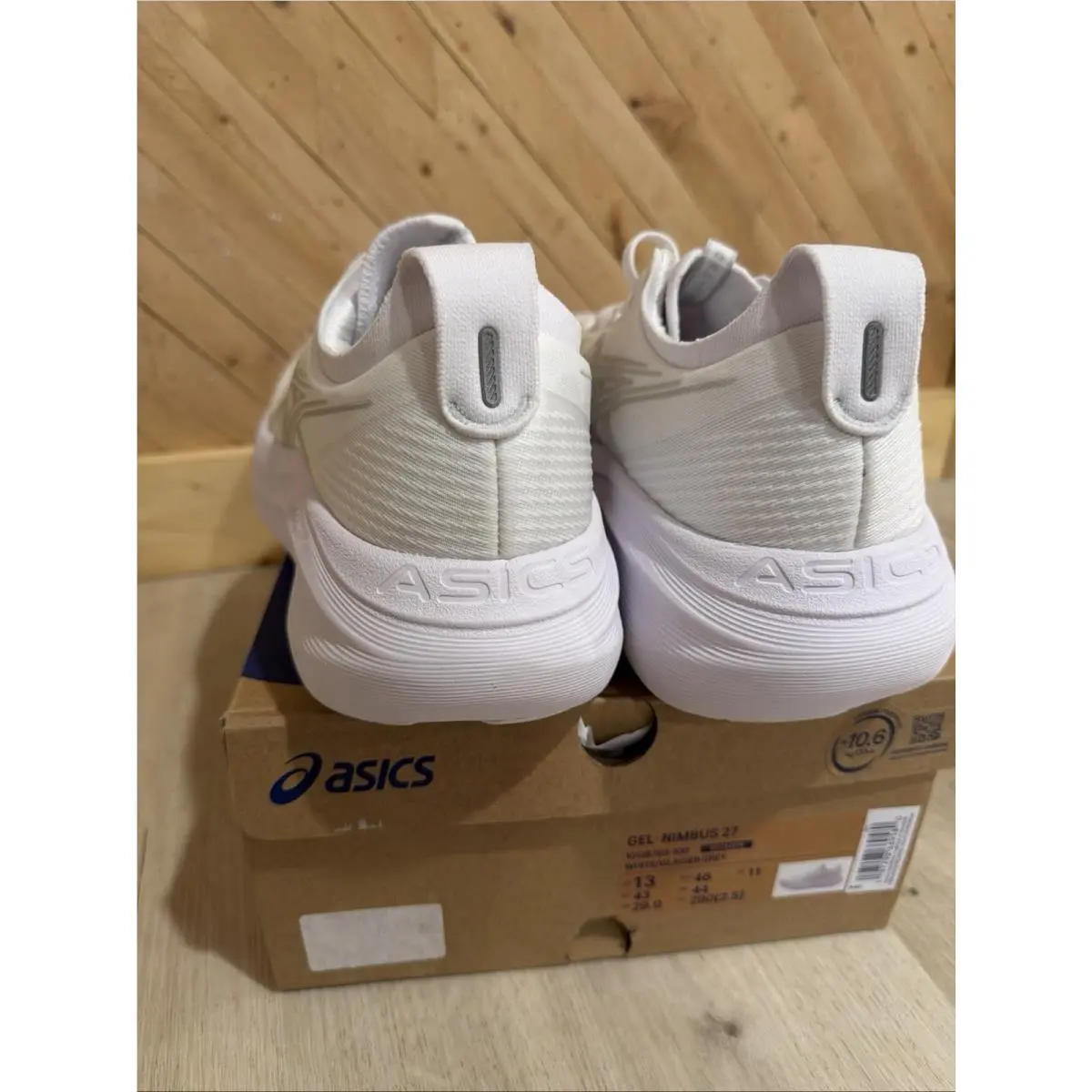 Asics shoes - Gel-Nimbus 27 - 1012B753 - White 11
